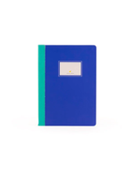Sticky Lemon Linen Notebook - Midnight Blue