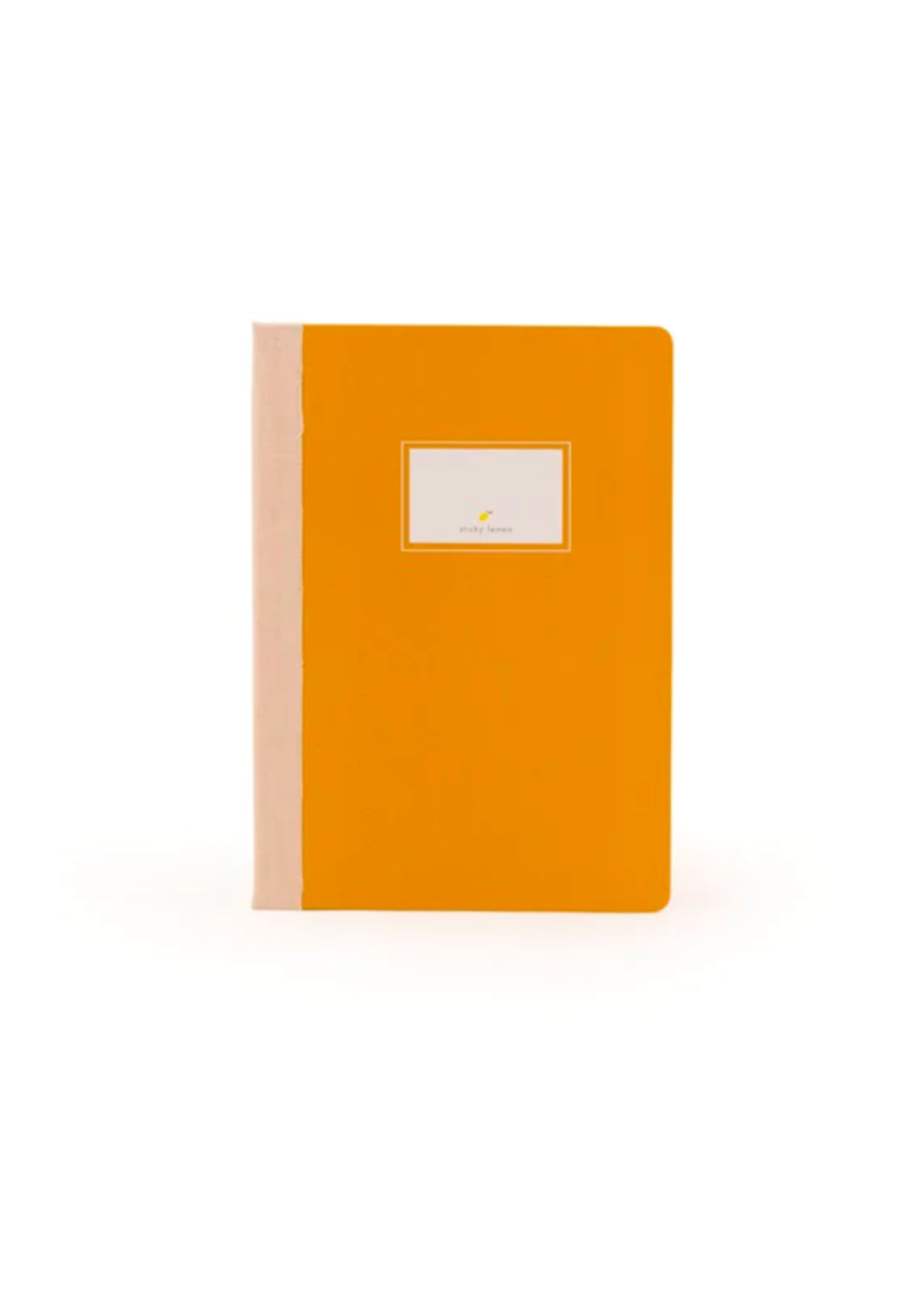 Sticky Lemon Linen Notebook - Caramel Fudge