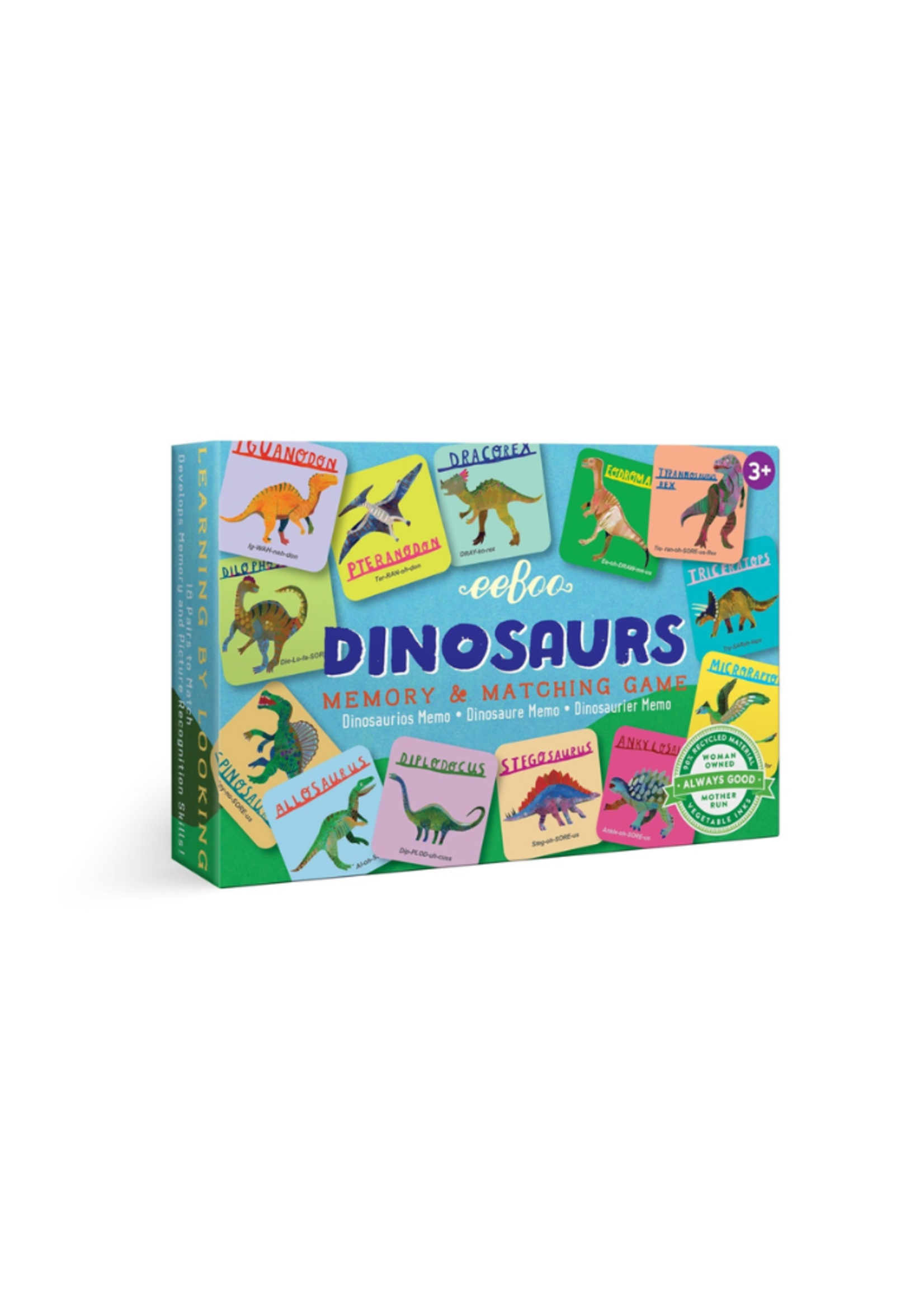 eeBoo Dinosaurs Memory & Matching Game