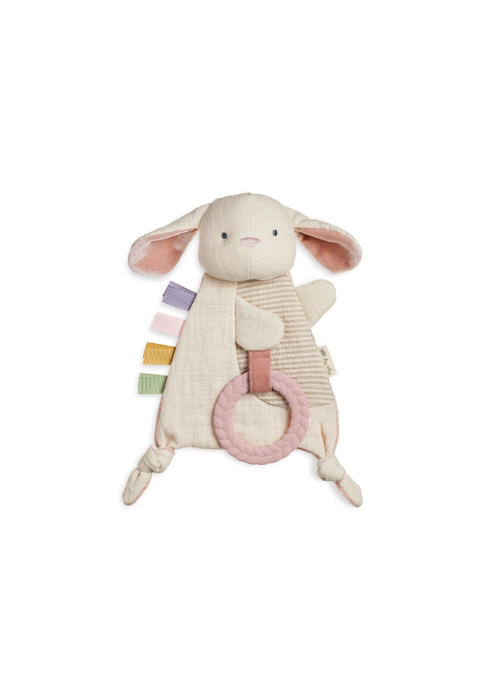 Itzy Ritzy Bunny Sensory Crinkle Toy & Teether