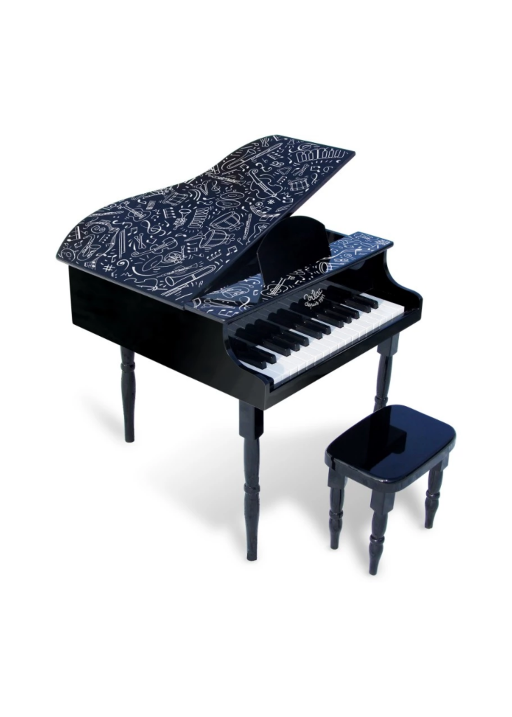 baby blue grand piano