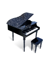 Grand Piano and Stool - Sugarcup Trading