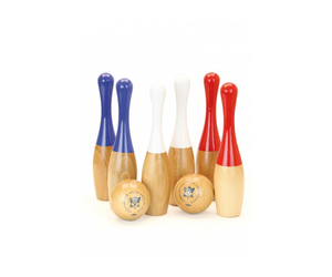 ヴィラック (VILAC) 木製のボウリングのおもちゃ Bowling Set - Sugarcup Trading