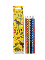 Floss and Rock Dinosaur Pencils
