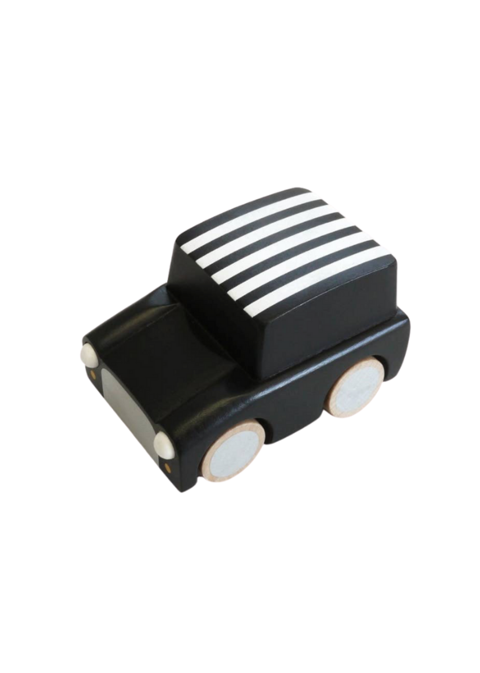 kiko & gg Kuruma Wind-Up Car - Stripe Black