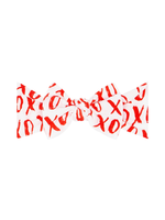 Baby Bling Printed Knot Headband - Red XOXO