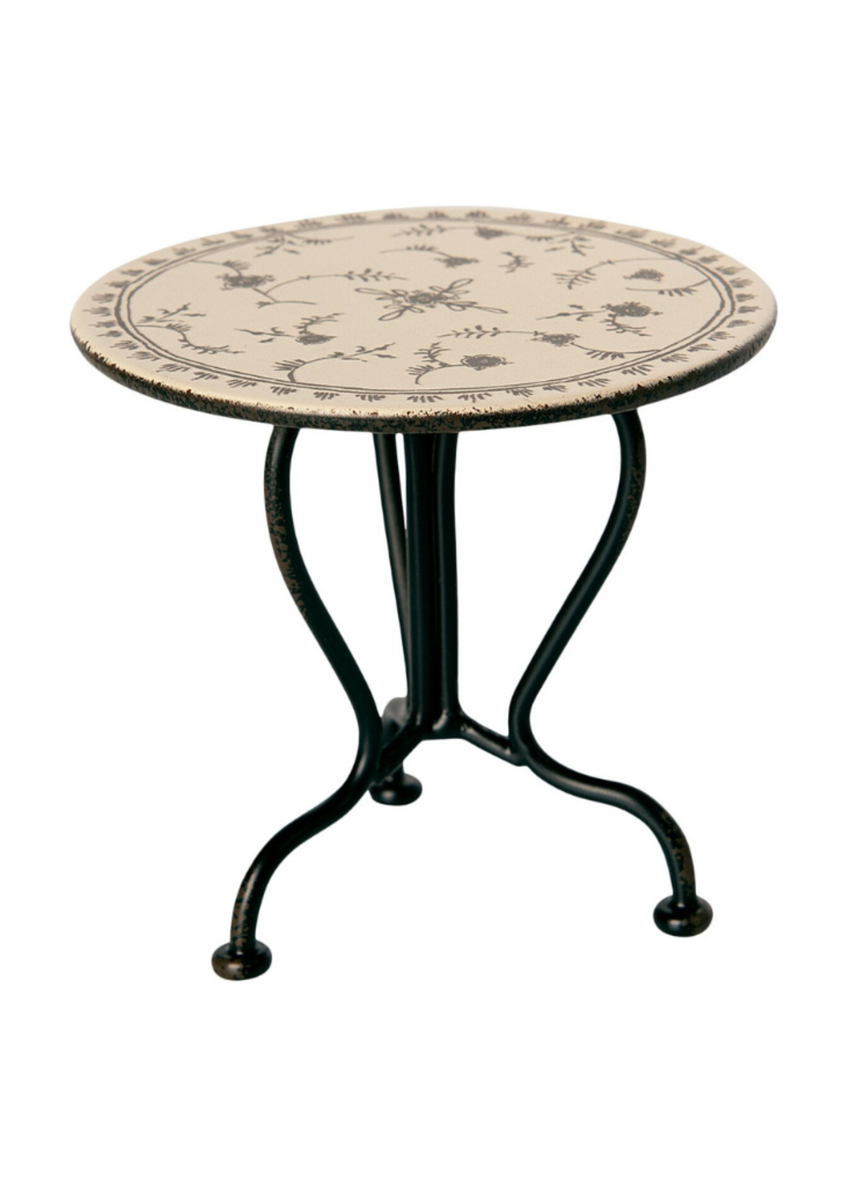 Maileg Vintage Tea Table, Micro - Anthracite