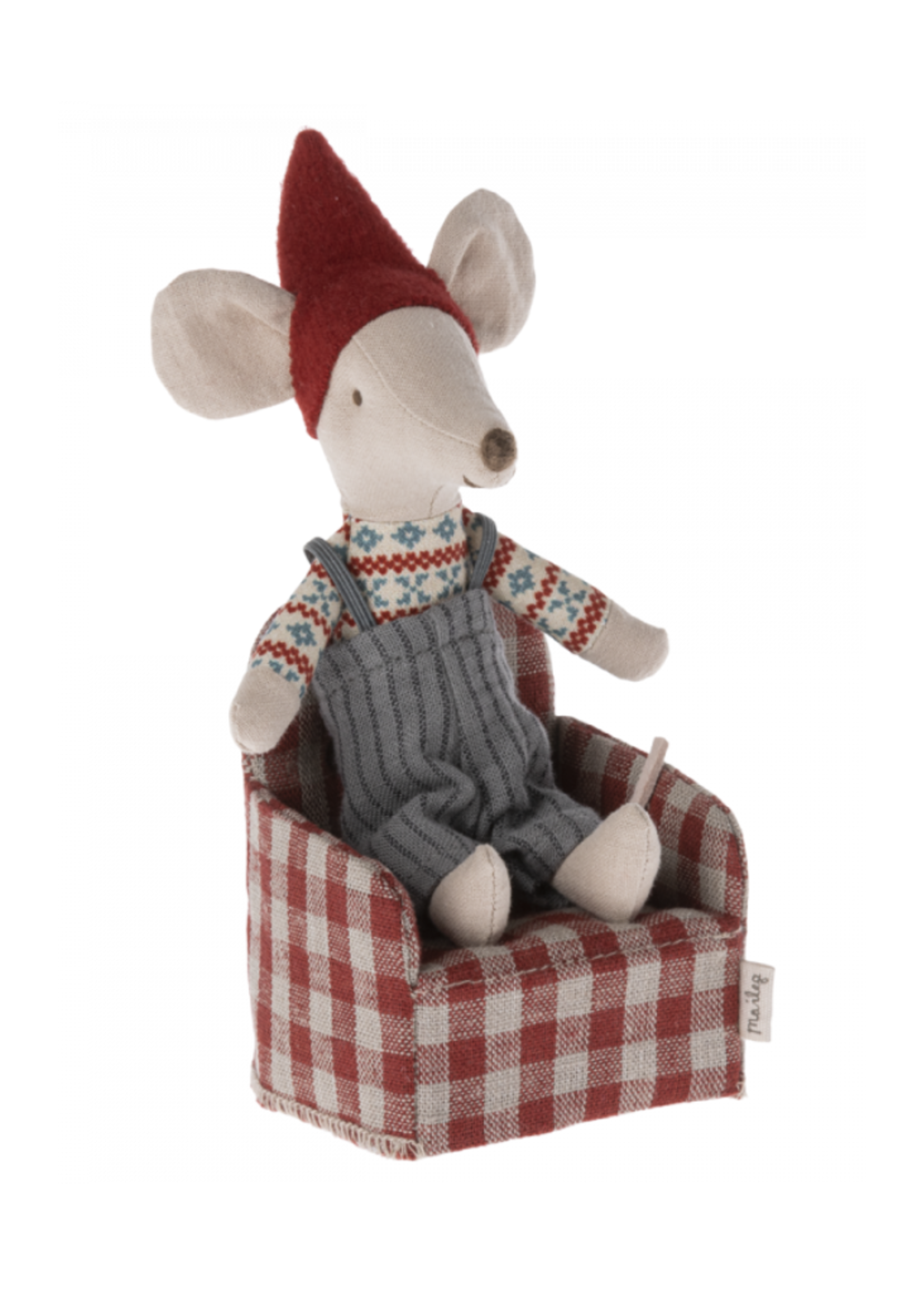Maileg Chair, Mouse - Red