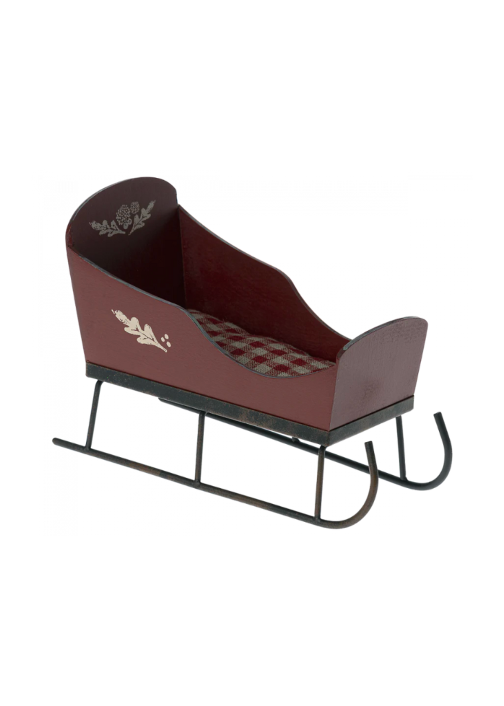 Maileg Sleigh, Mini - Red