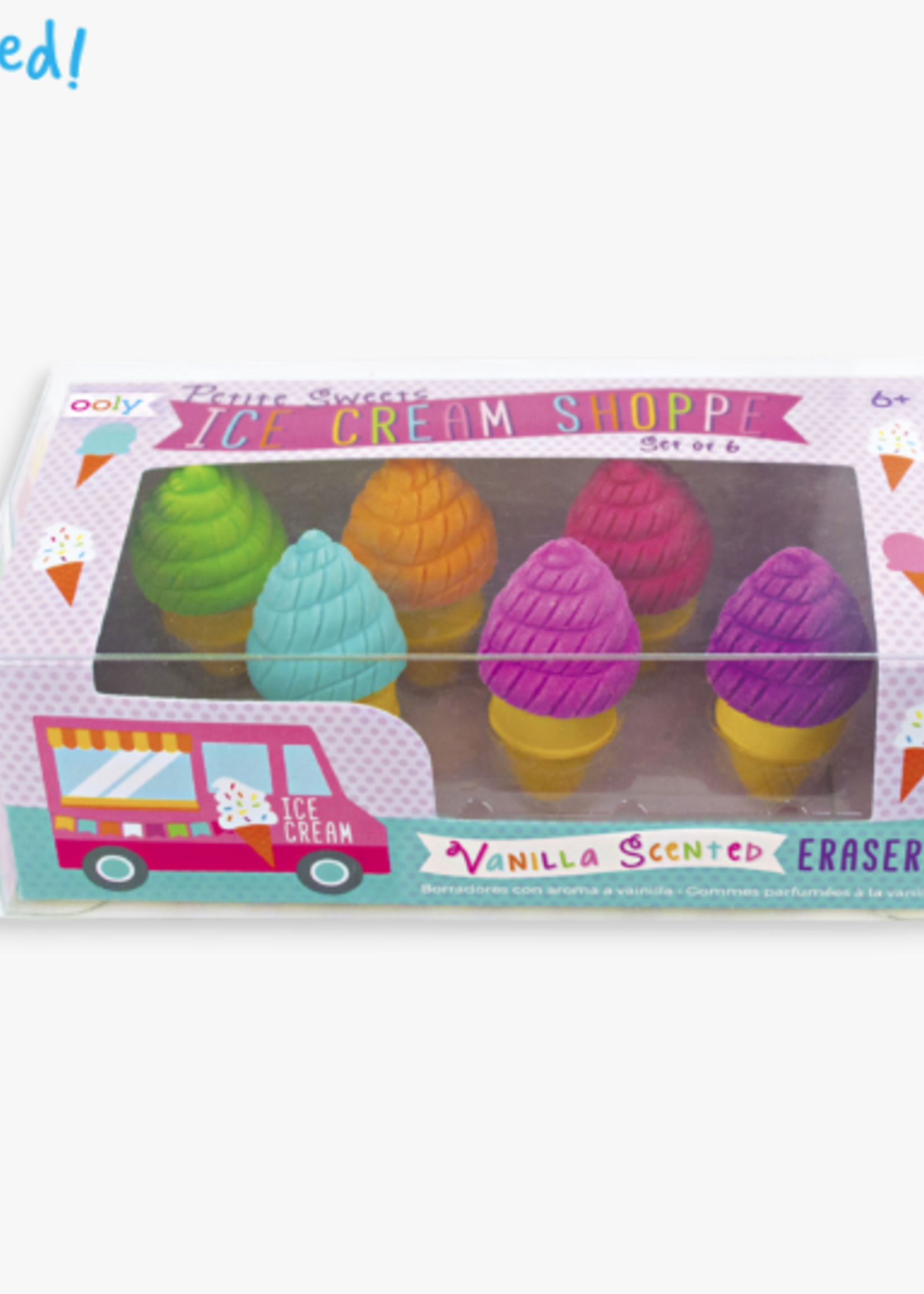 OOLY Ice Cream Shoppe Scented Erasers