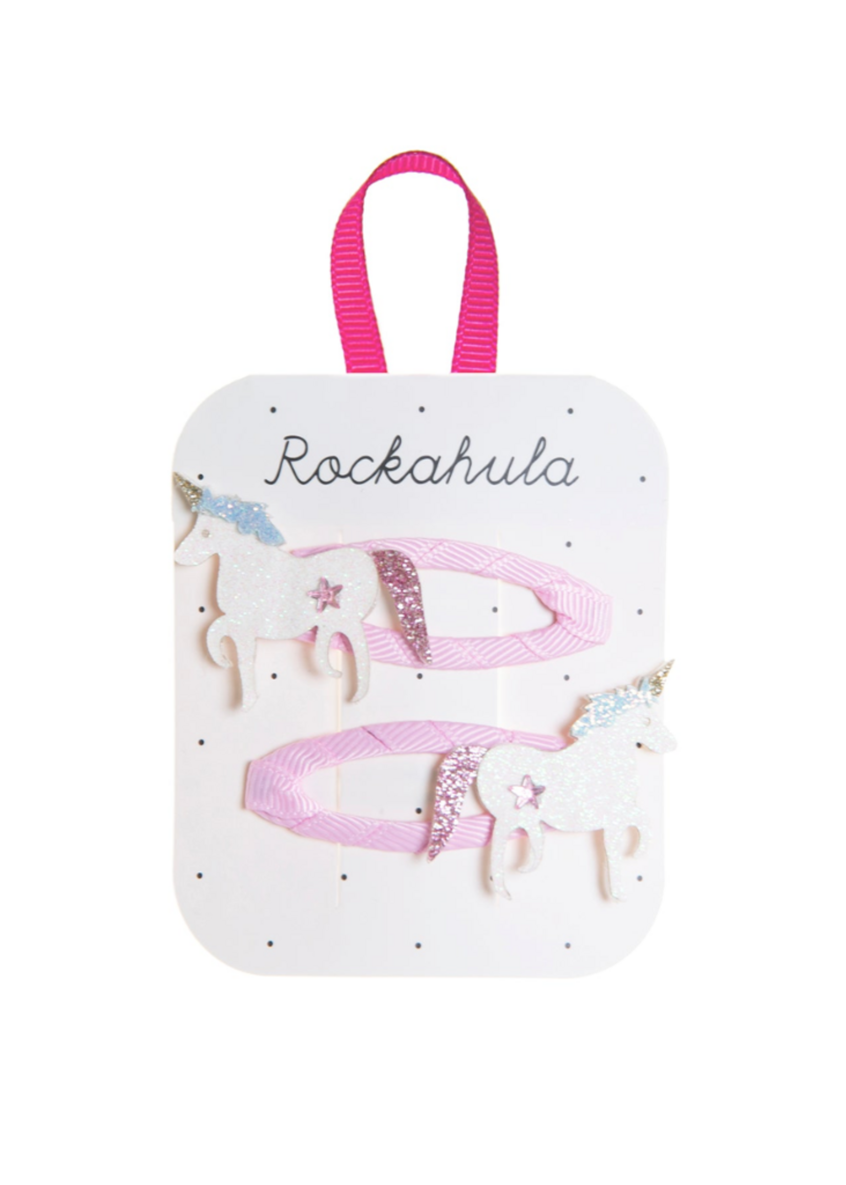 Rockahula Kids Unicorn Clips - White