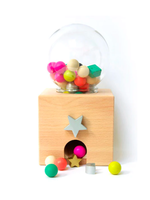 kiko & gg Gatcha Gatcha Wooden Gumball Dispenser