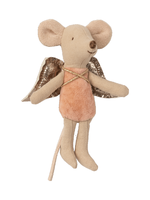 Maileg Fairy Mouse, Little Brother/Sister - Pink