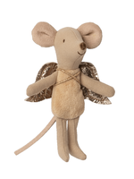 Maileg Fairy Mouse, Little Brother/Sister - Cream