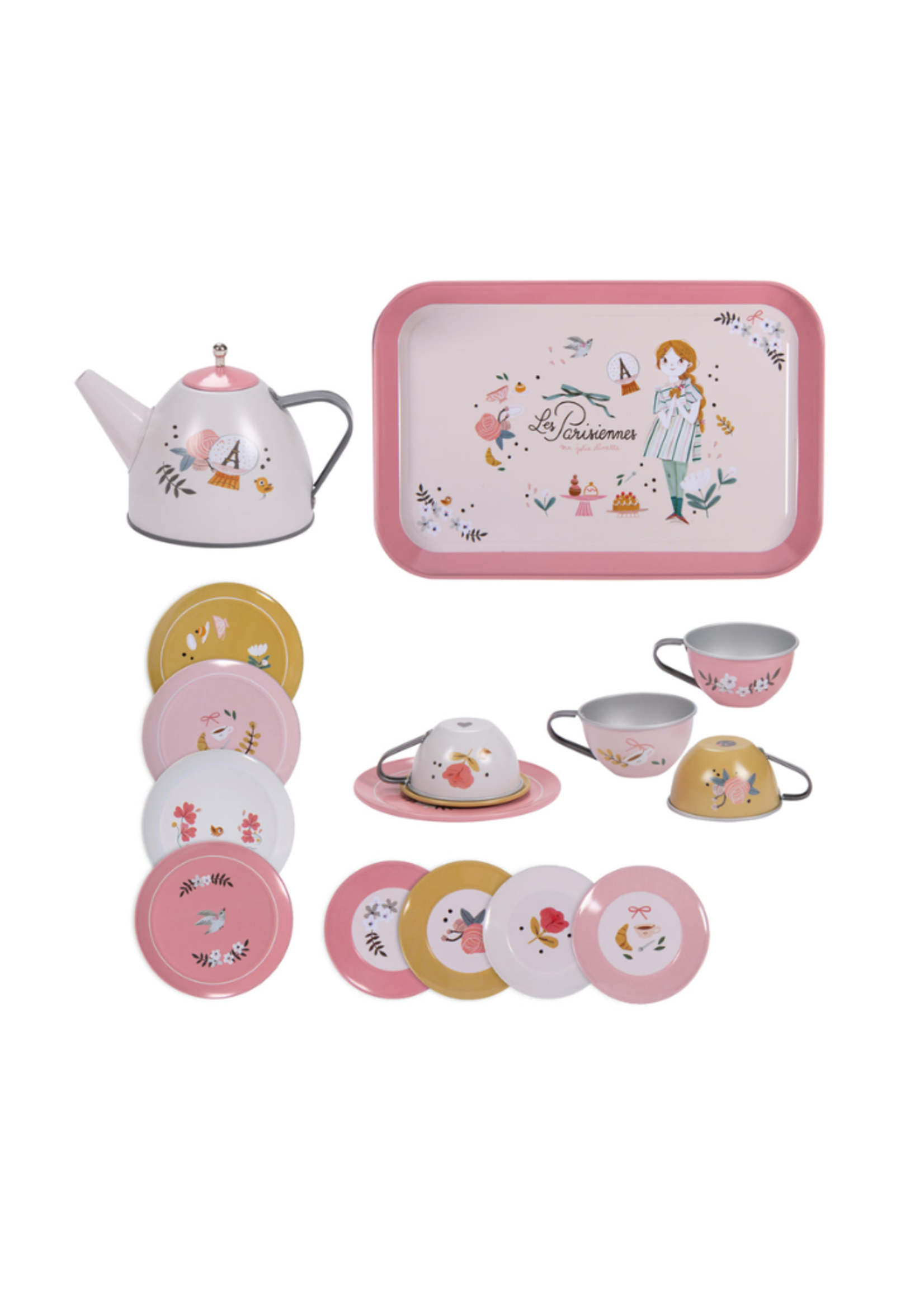 Moulin Roty Tea Party Set in Suitcase
