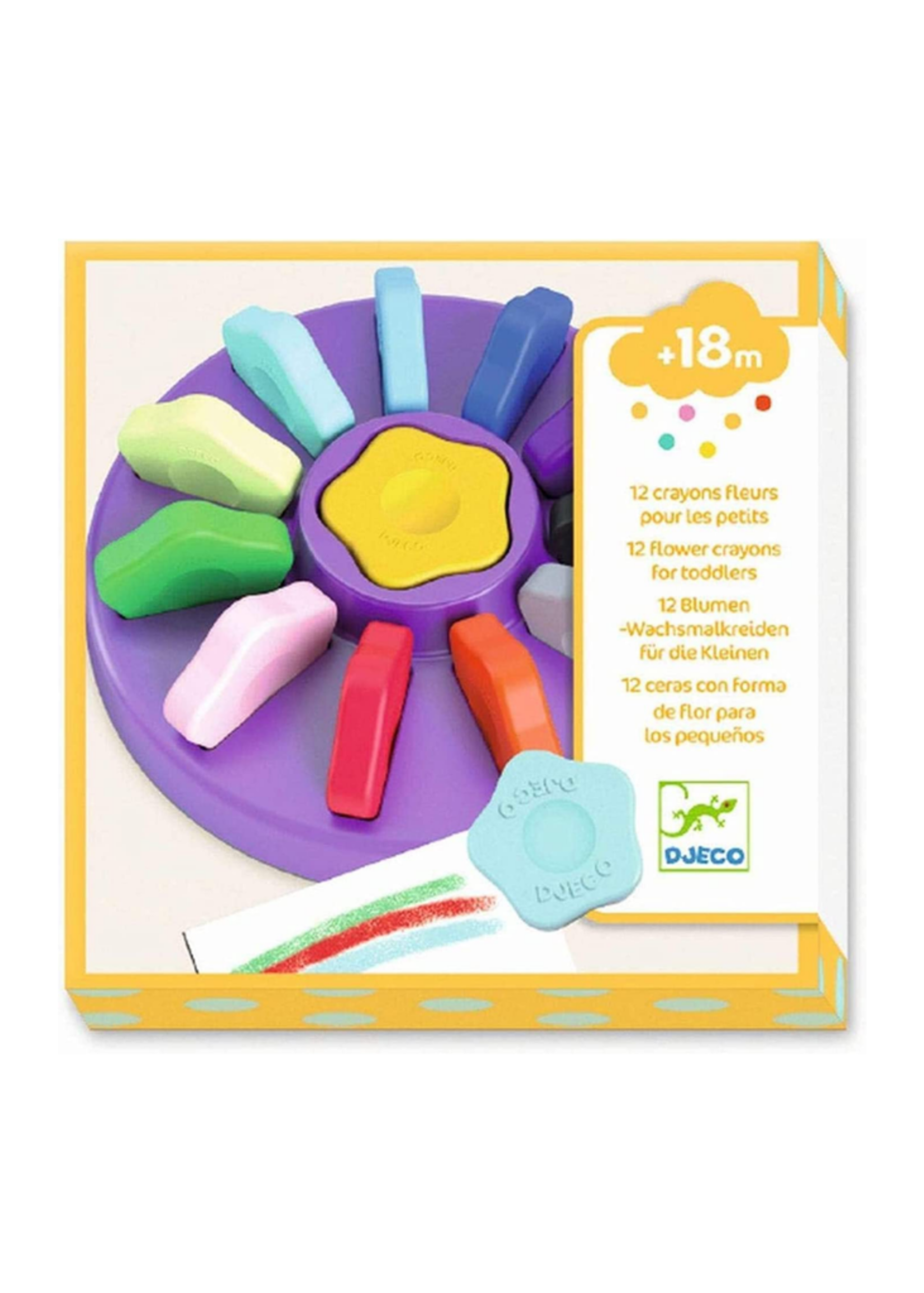 Djeco Flower Crayons