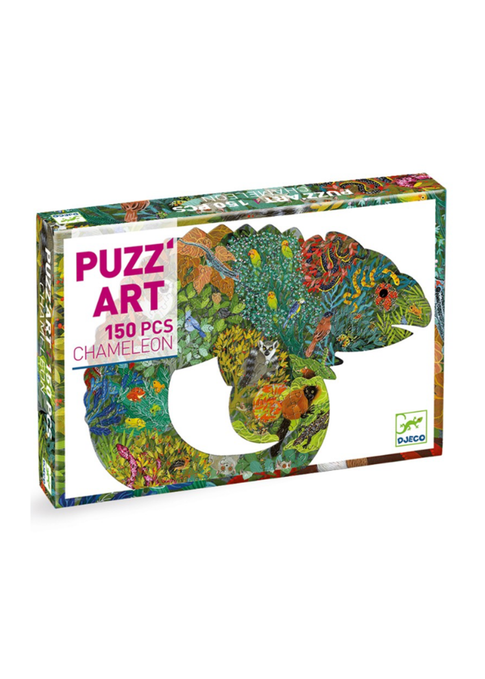 Djeco Puzz'Art Chameleon Puzzle - 150 Pieces