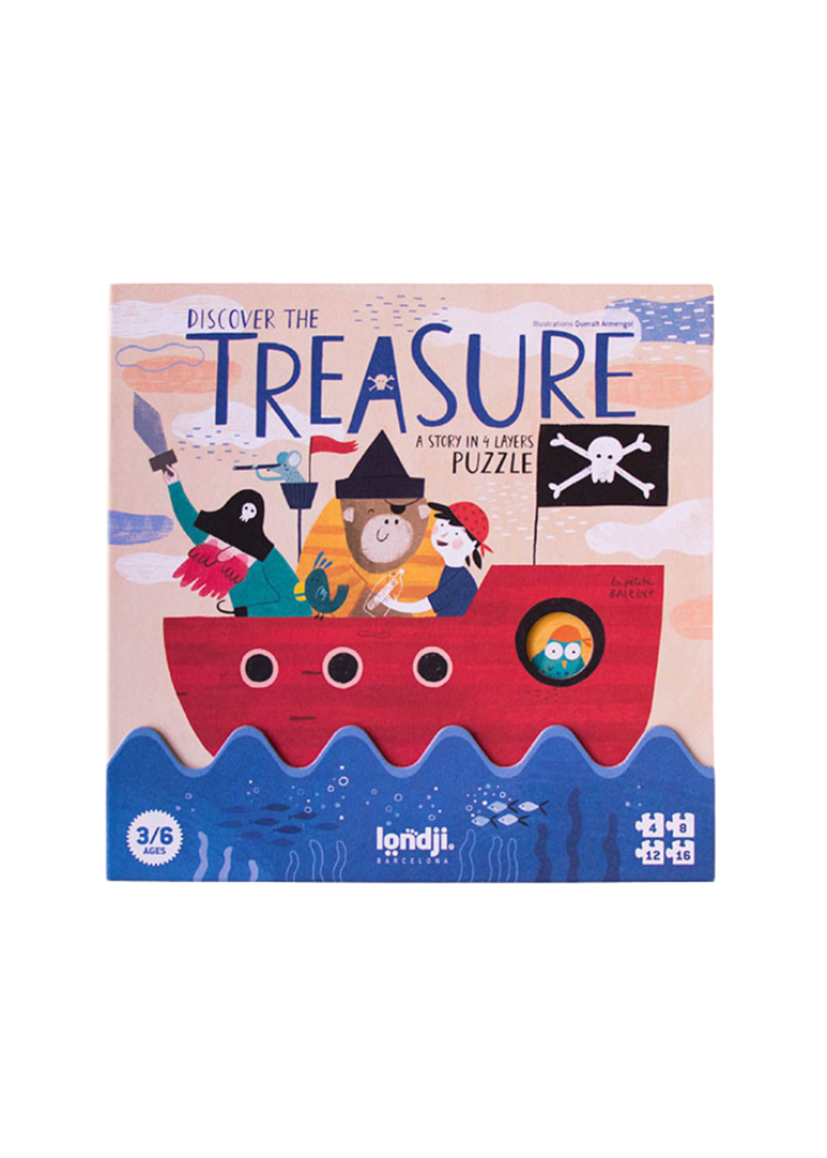 Londji Discover the Treasure Puzzle - 40 Pieces