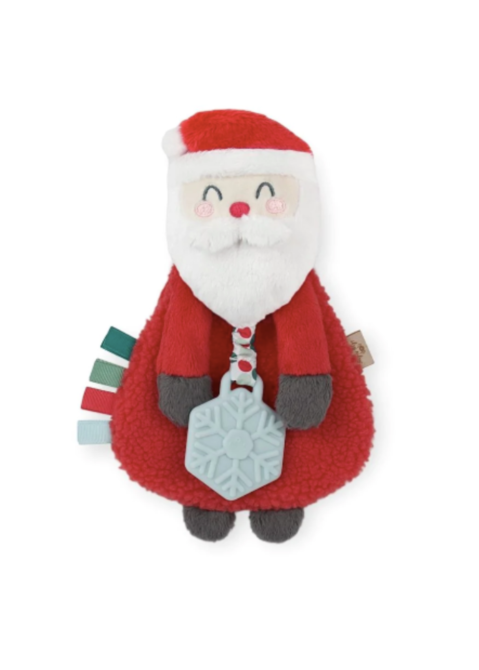 Itzy Ritzy Holiday Santa Itzy Lovey Plush + Teether Toy