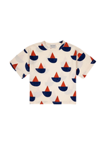 Bobo Choses Multicolor Sail Boat T-Shirt