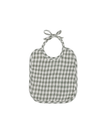 Quincy Mae Woven Tie Bib