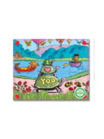 eeBoo I Love Turtles Mini Puzzle
