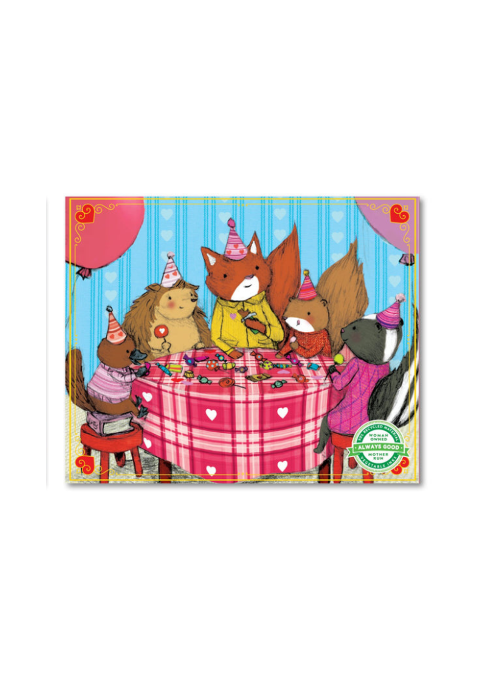 eeBoo Animal Party Mini Puzzle