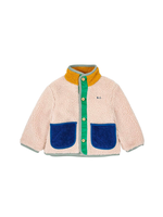 Bobo Choses Color Block Sheepskin Jacket