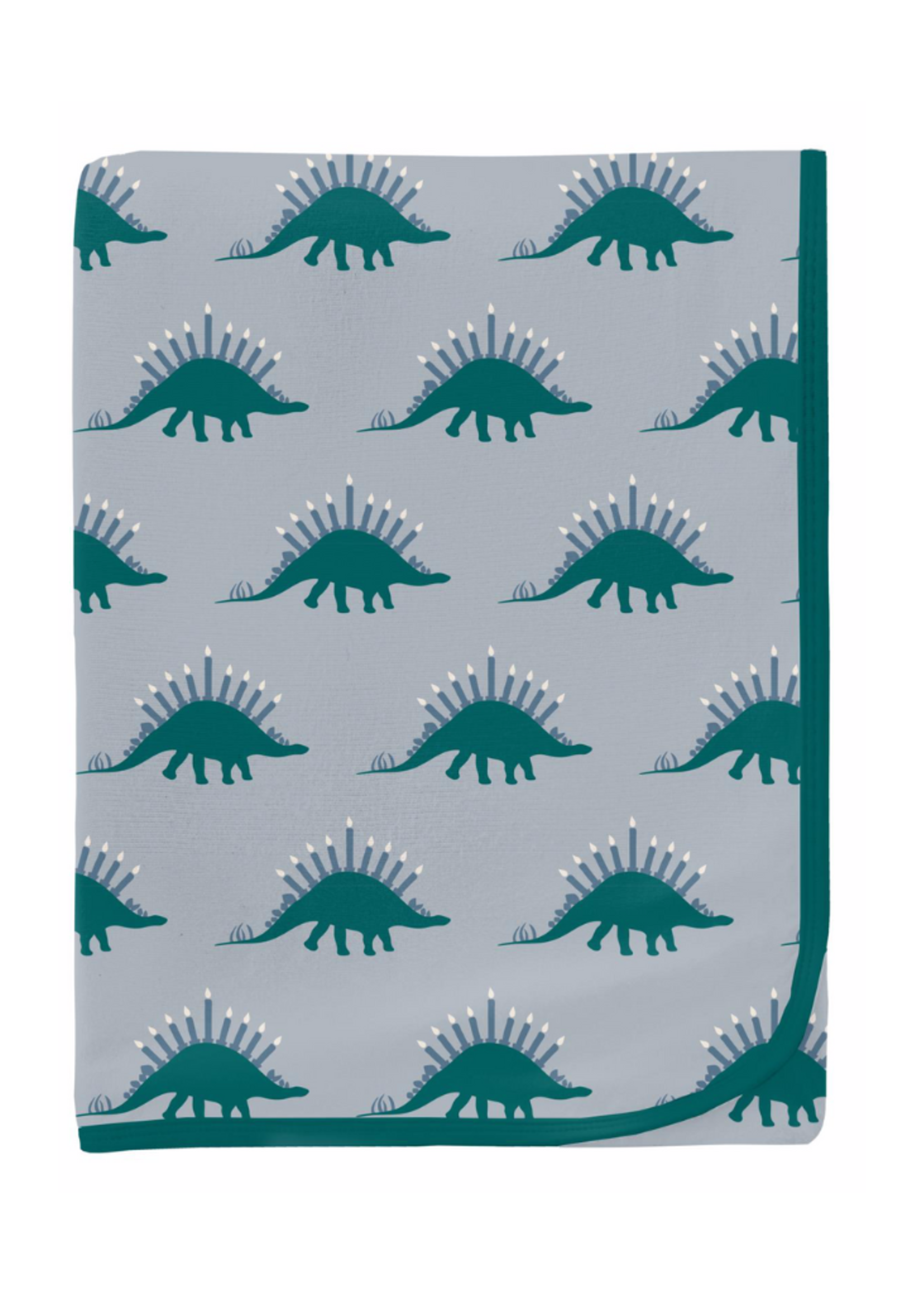 Kickee Pants Menorahsaurus Print Swaddling Blanket