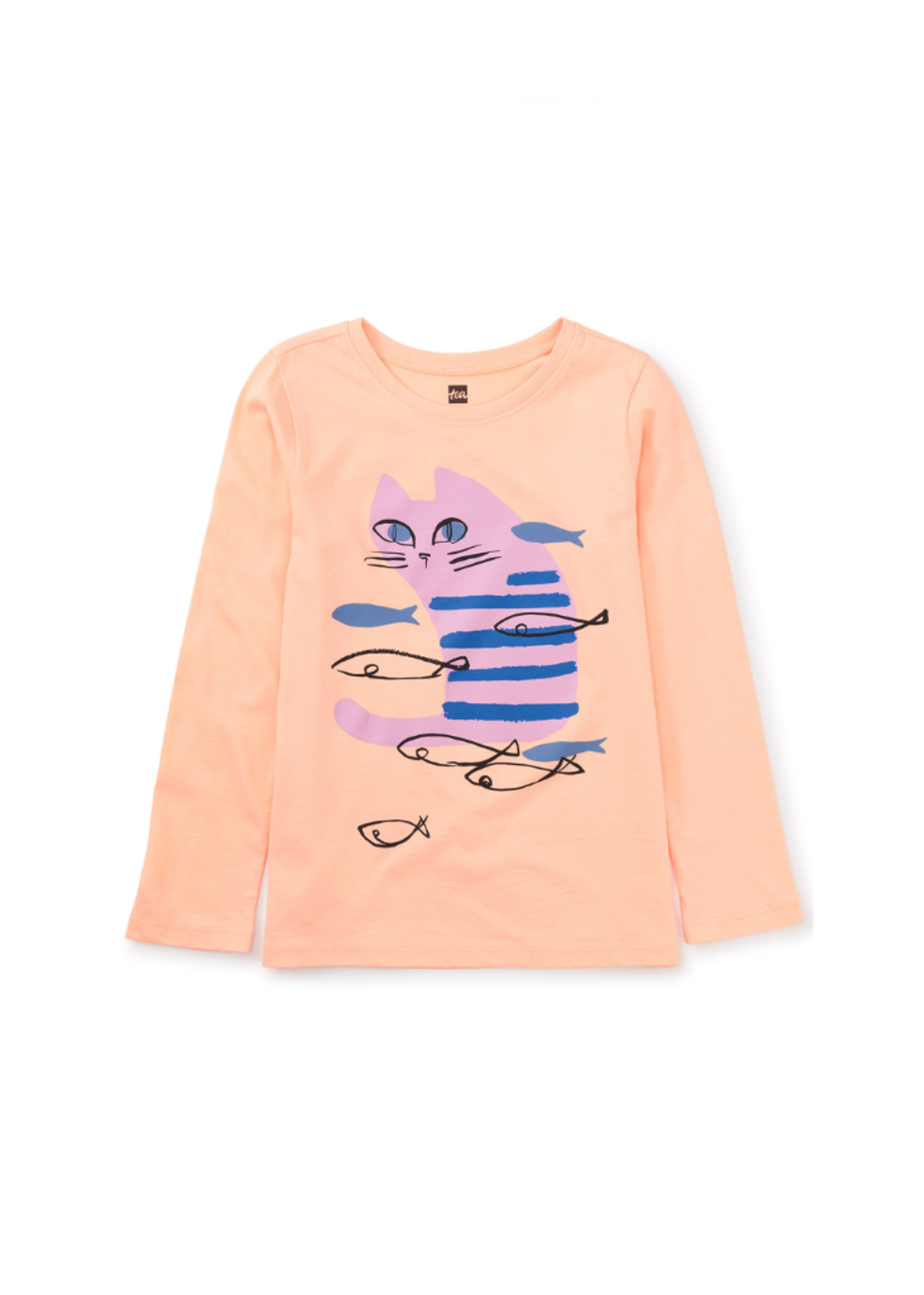 Tea Collection Fishing Cat Tee