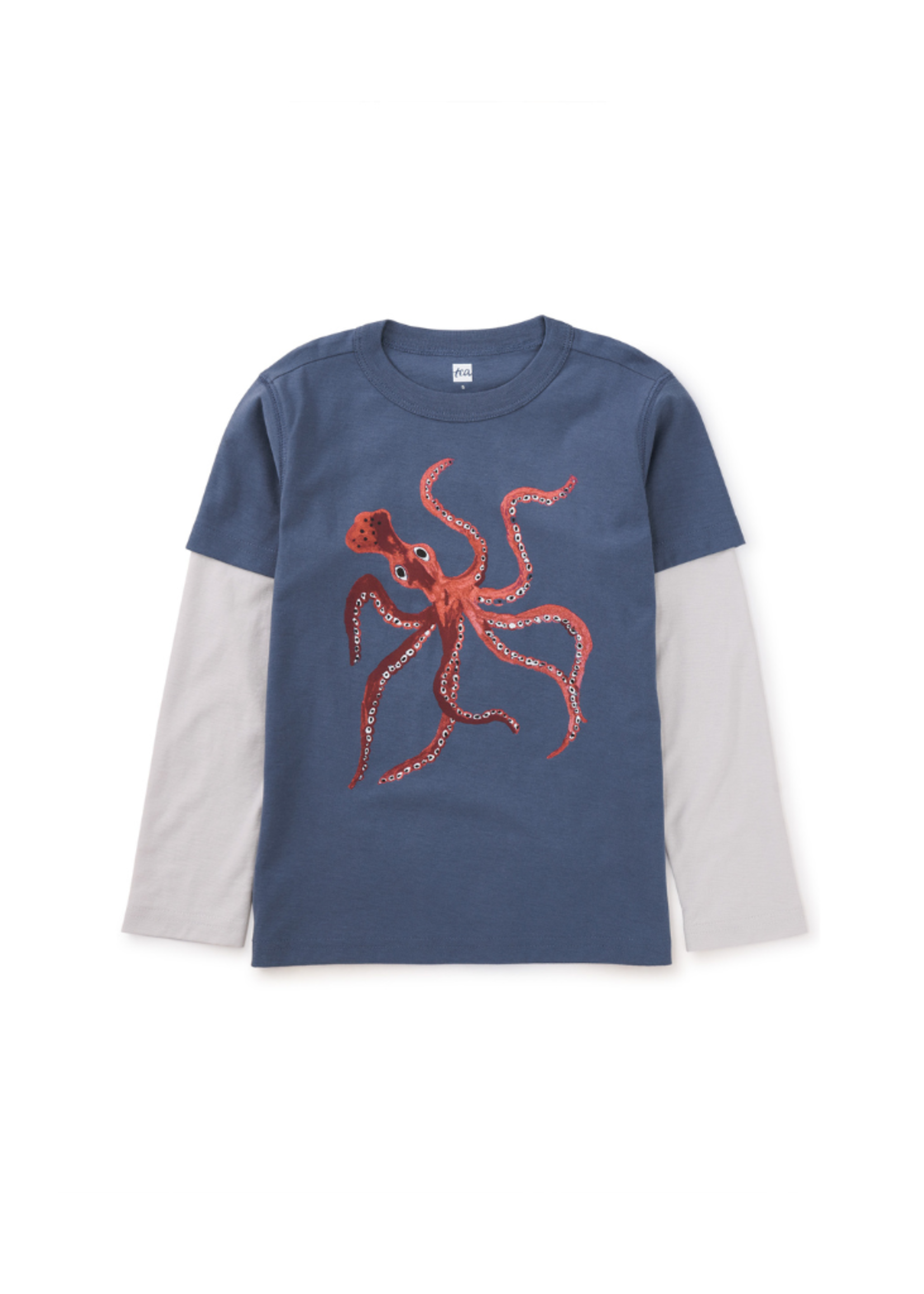 Tea Collection Octo Layer Sleeve Graphic Tee