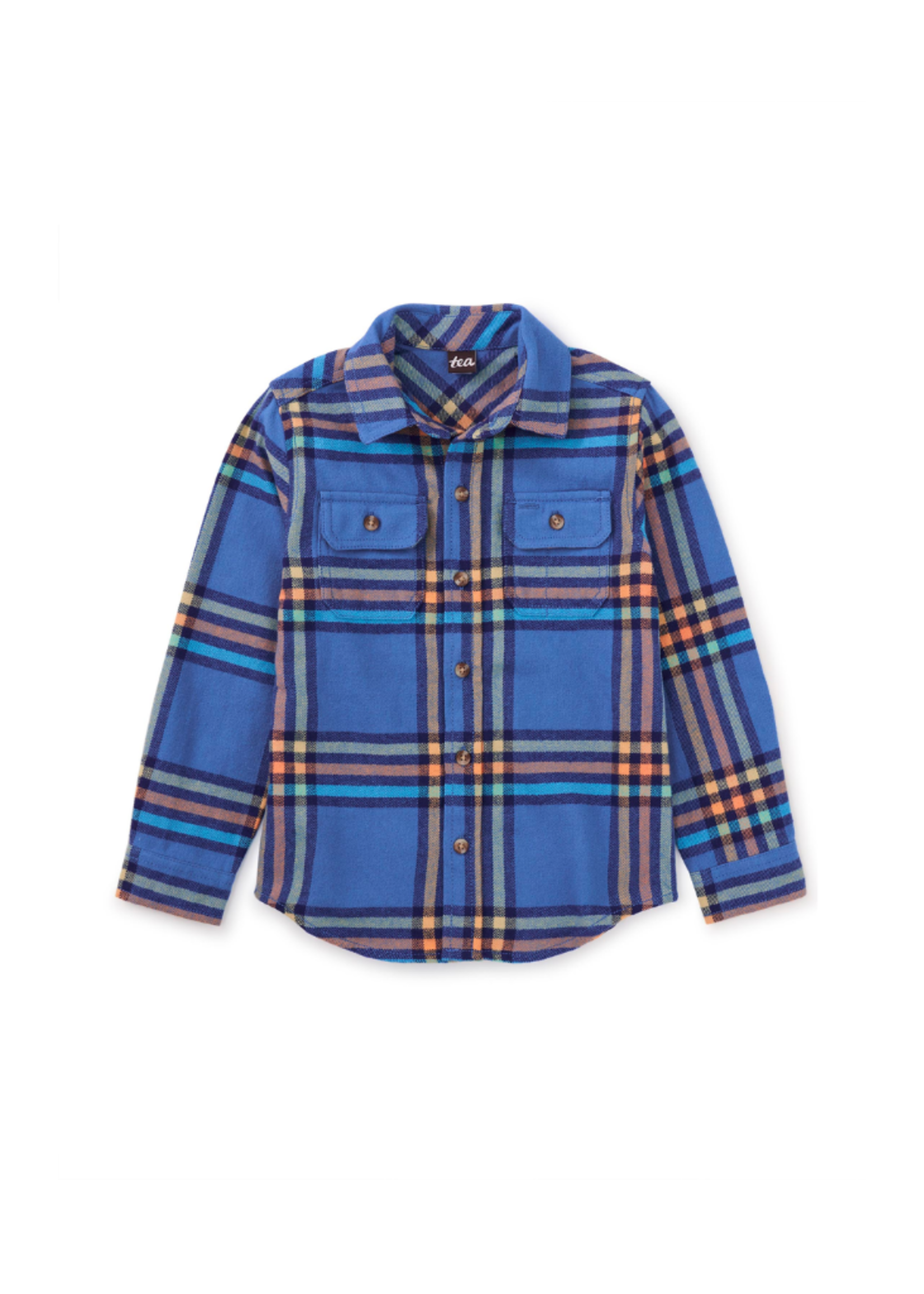 Tea Collection Flannel Button Up Shirt