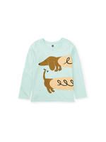 Tea Collection Puppy Baguette Graphic Tee