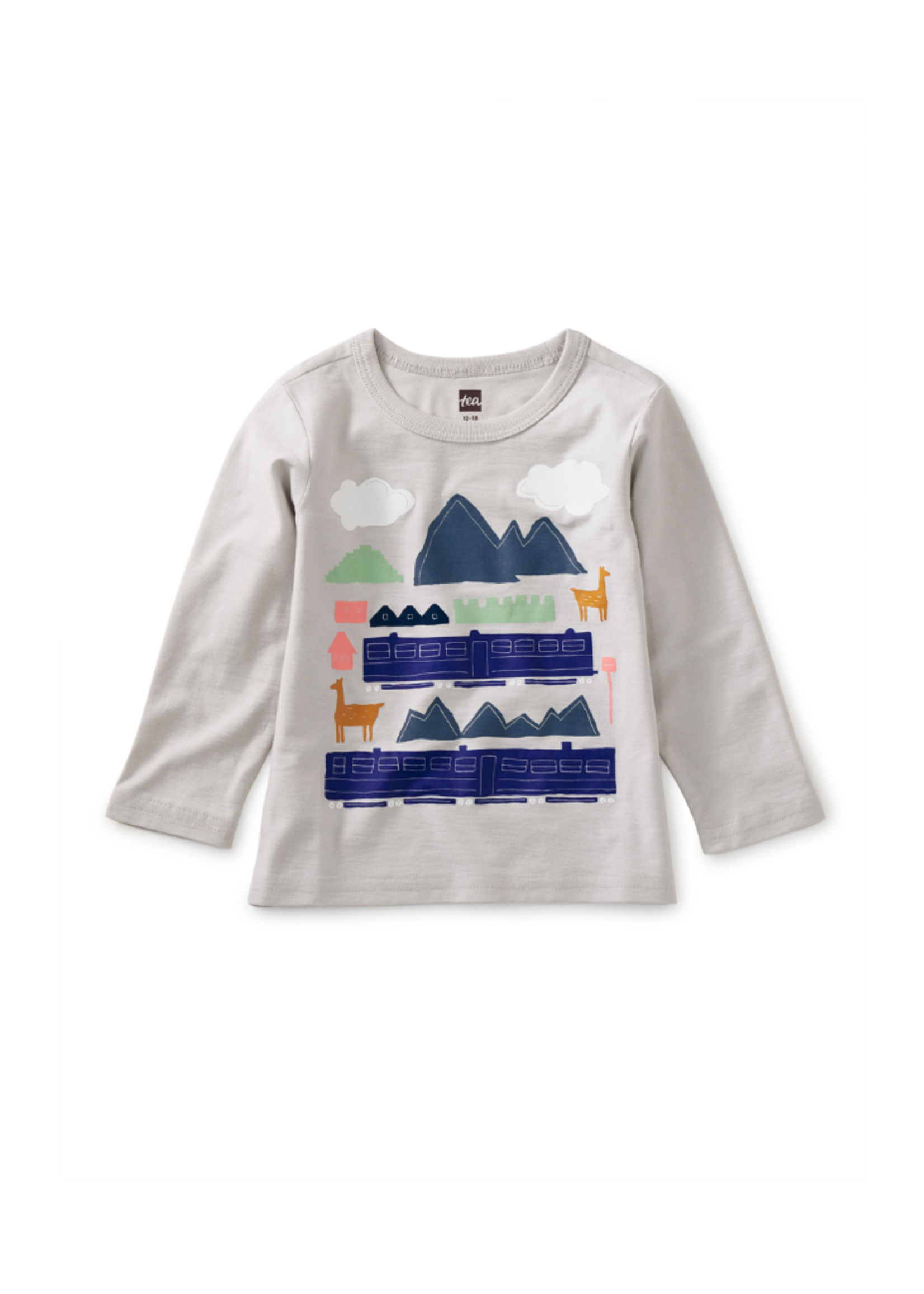 Tea Collection Train Journey Baby Graphic Tee