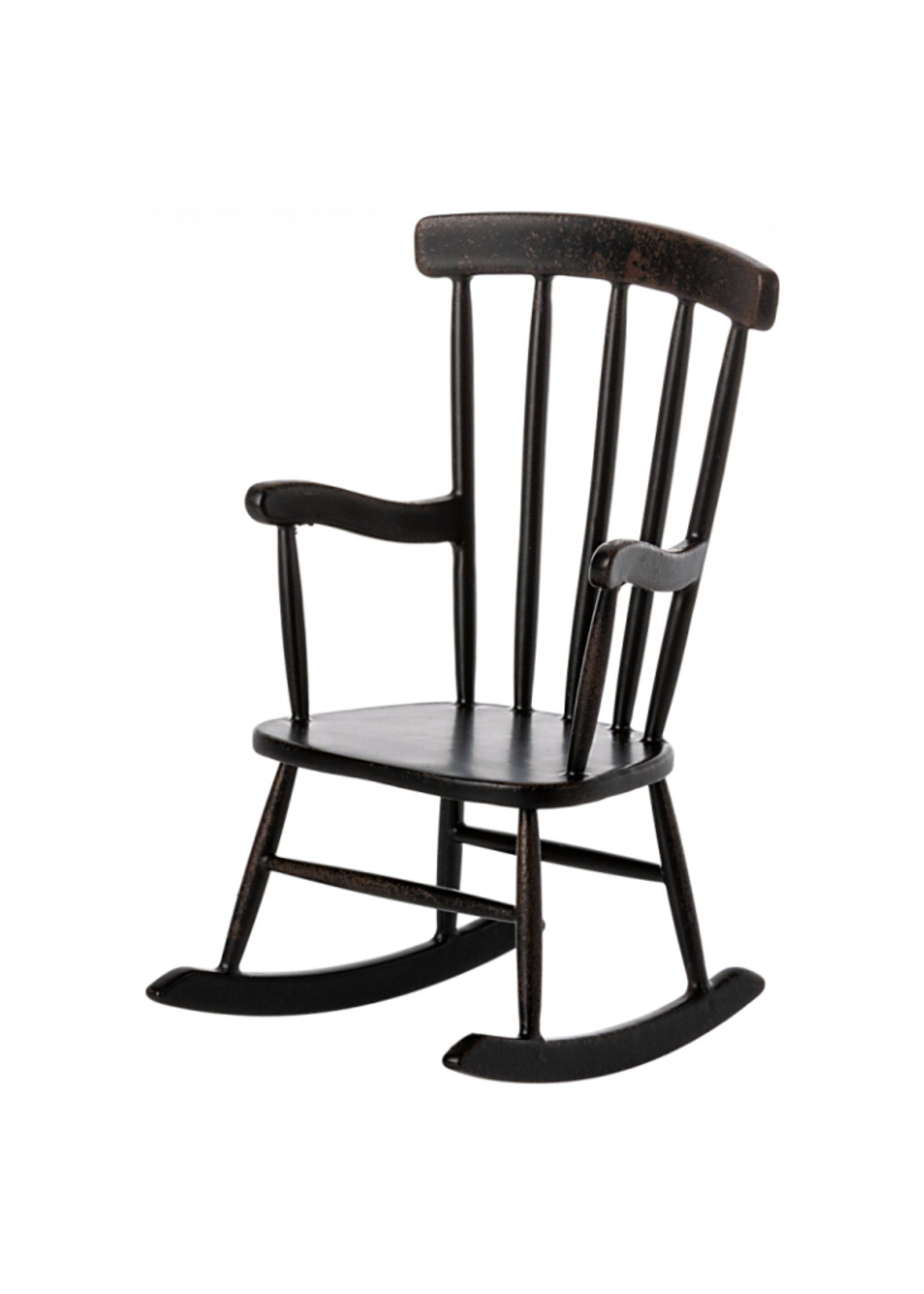 Maileg Rocking Chair, Mouse - Anthracite