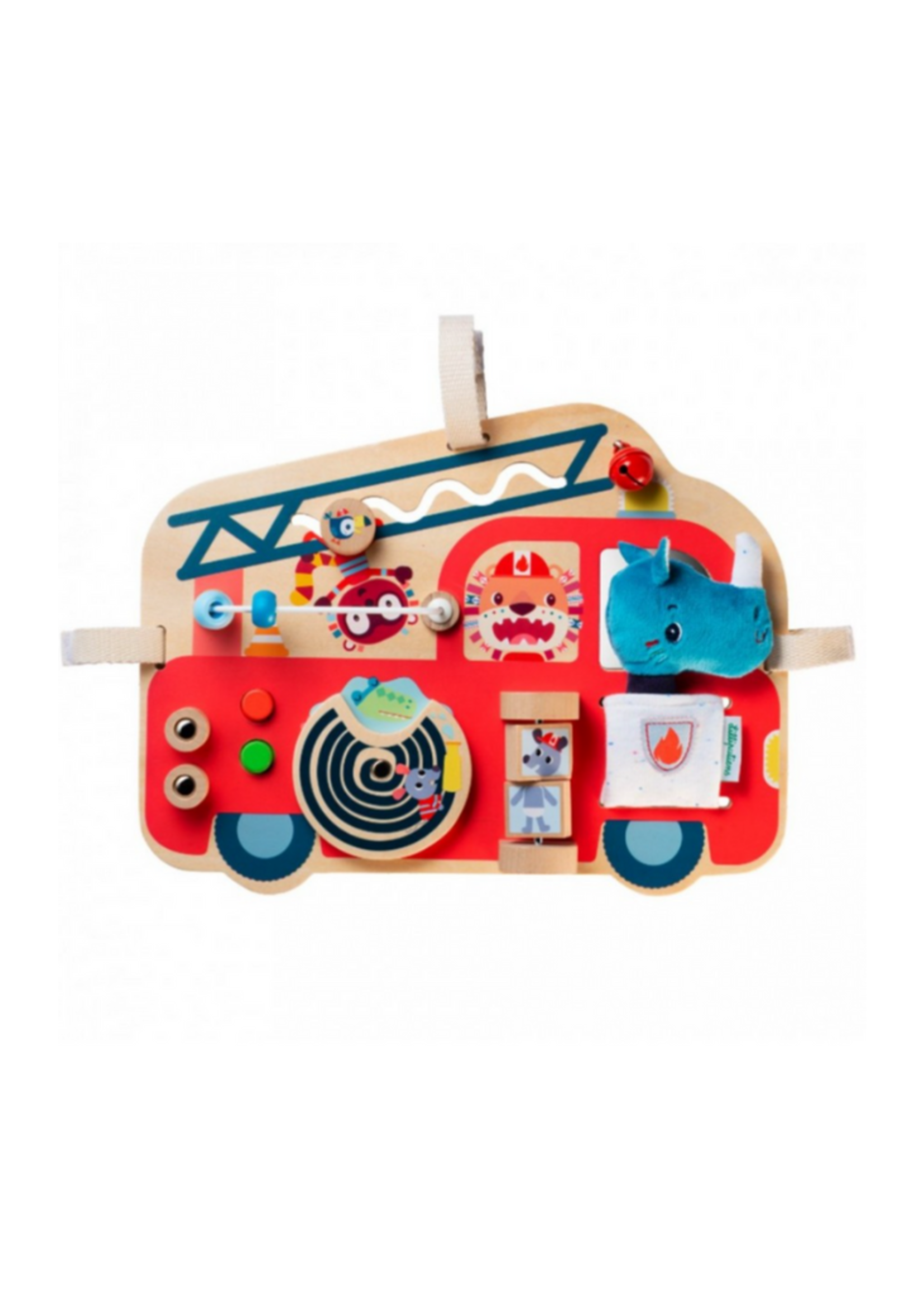 Lilliputiens Fire Engine Activities Panel