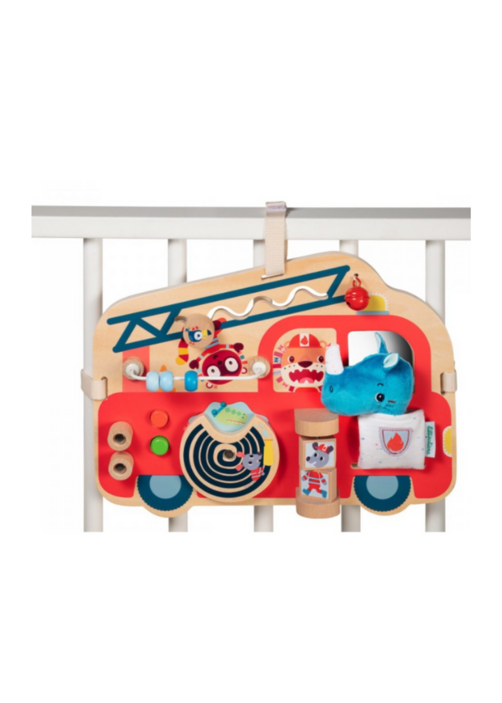 Lilliputiens Fire Engine Activities Panel