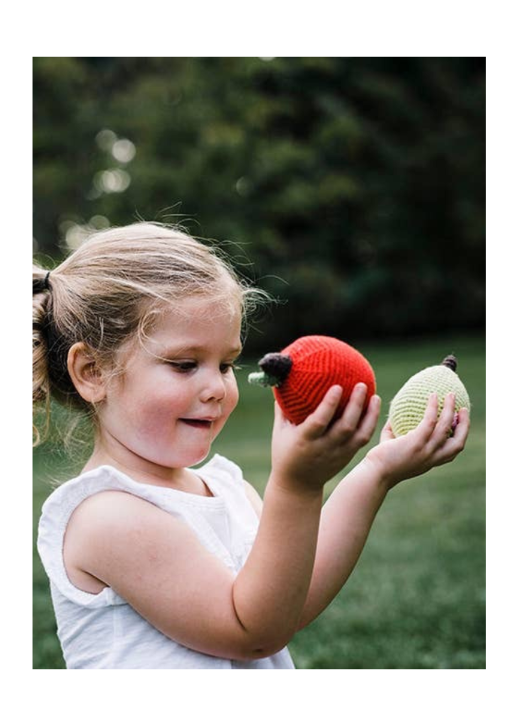 Pebble Friendly Apple Rattle