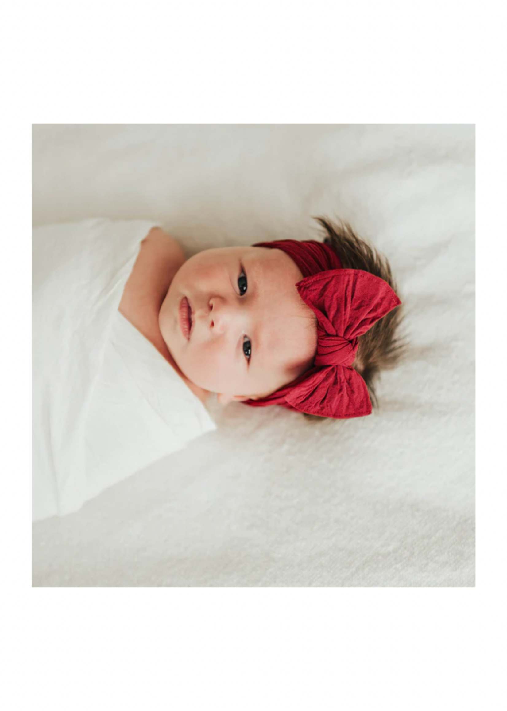 Baby Bling Knot Headband - Ruby