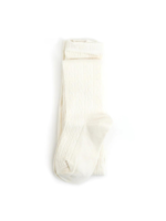 Little Stocking Co. Ivory Cable Knit Tights