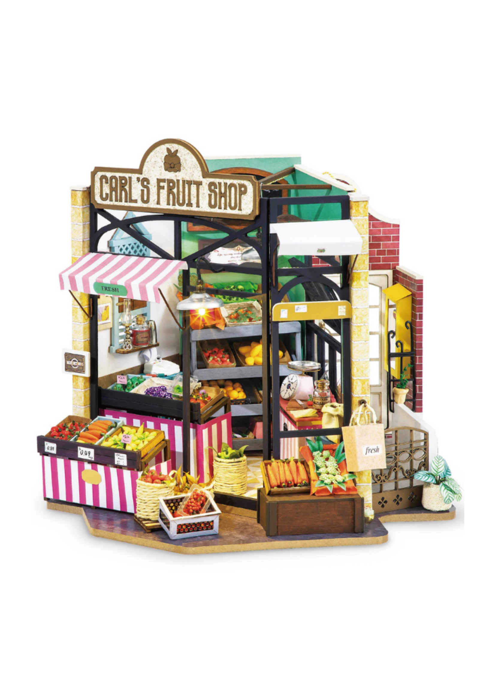 Hands Craft DIY Miniature House Kit: Carl's Fruit Shop