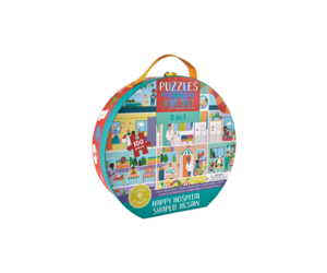 100 PIECE 3 IN 1 JIGSAW - HAPPY HOSPITALS 100 PIECE 3 IN 1 JIGSAW - HAPPY HOSPITALS