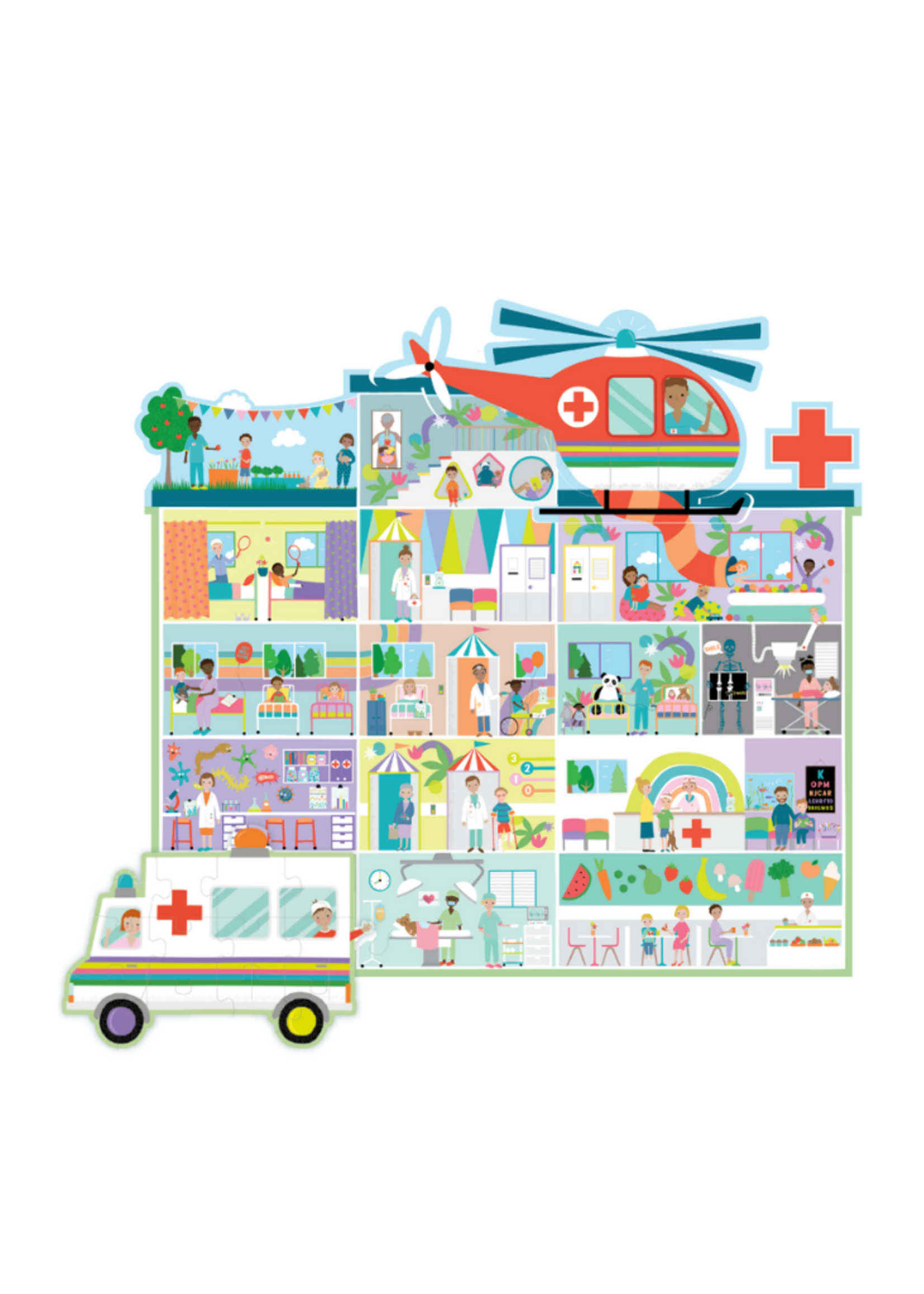 Floss and Rock Happy Hospital 3-in-1 Puzzle