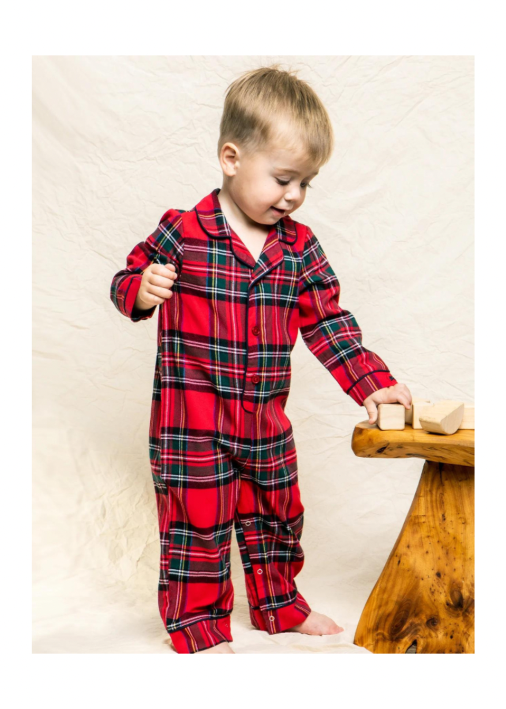 Petite Plume Imperial Tartan Romper
