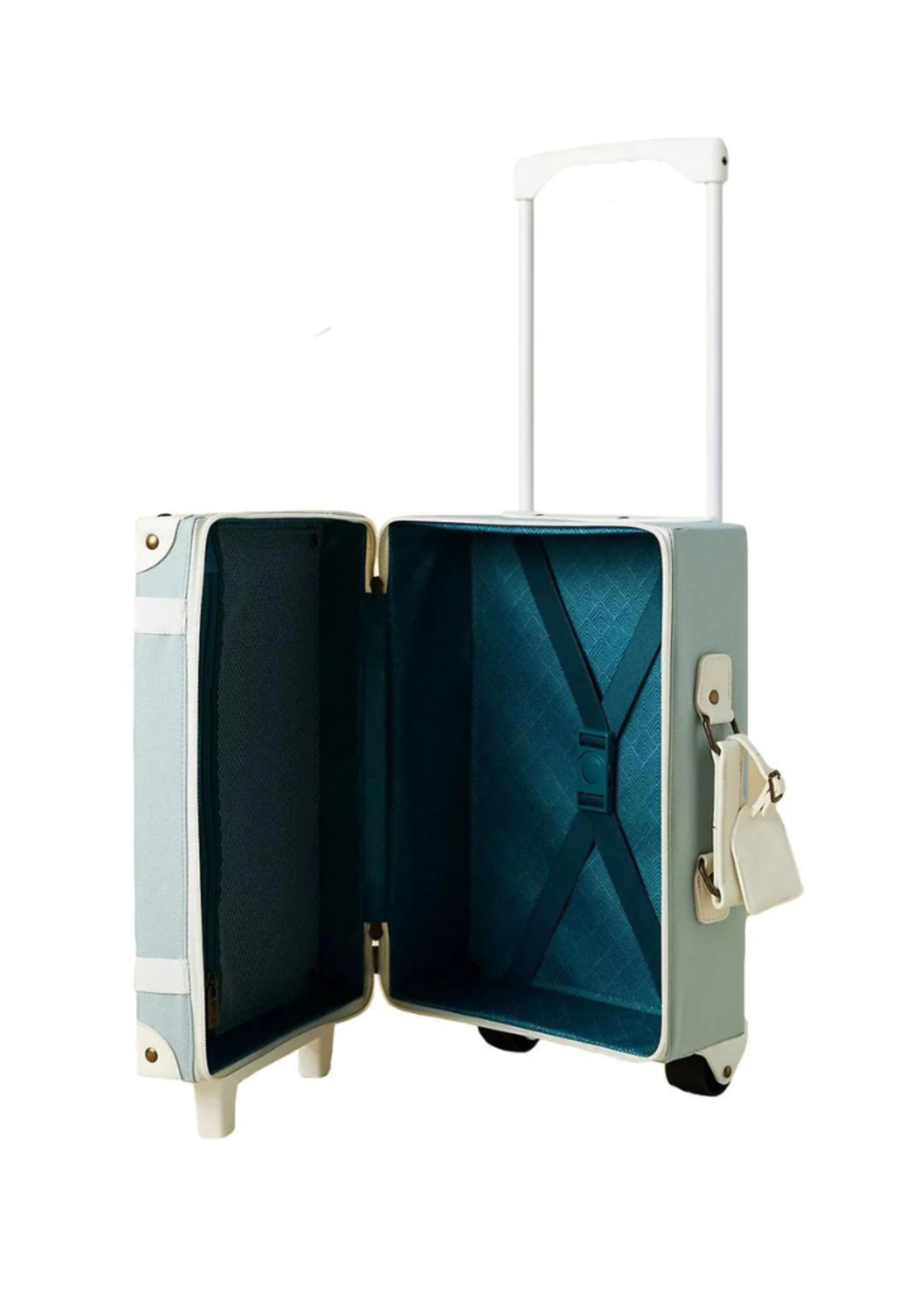 Olli Ella Seeya Suitcase - Steel Blue