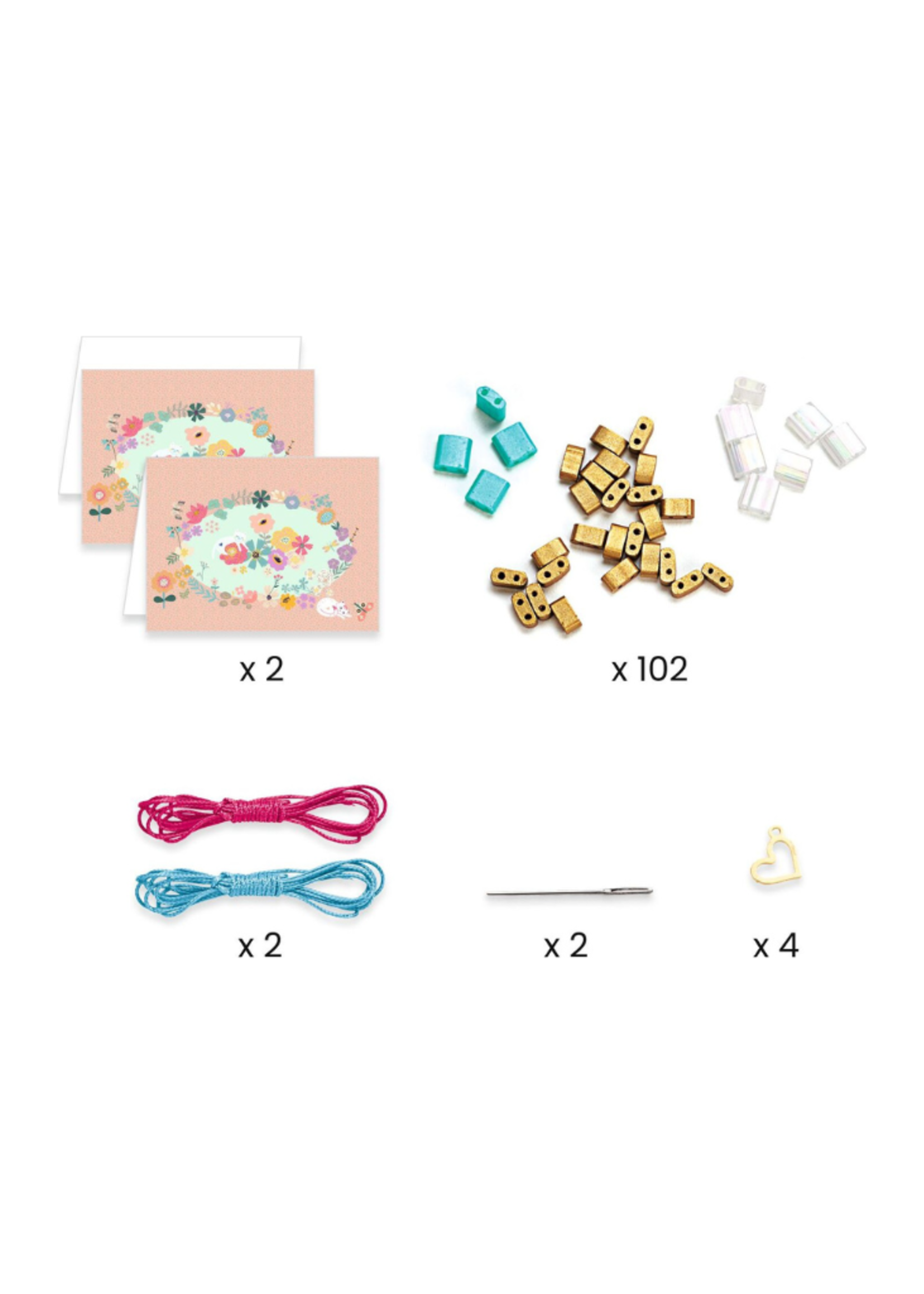 Djeco Tila & Flowers Beads & Jewelry