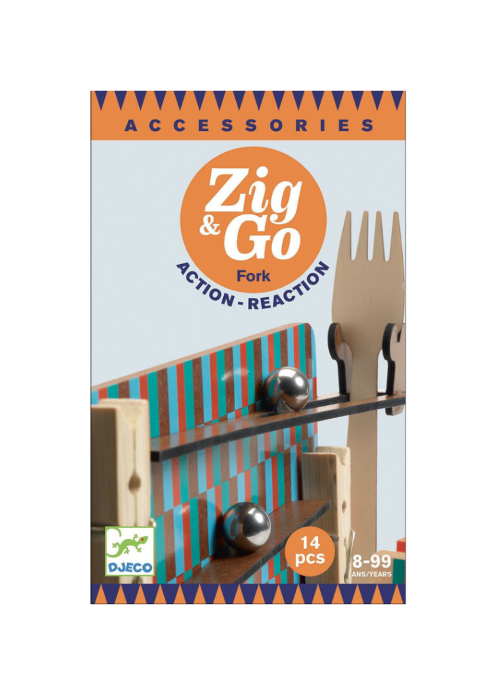 Djeco Zig & Go Fork - 14 Pieces