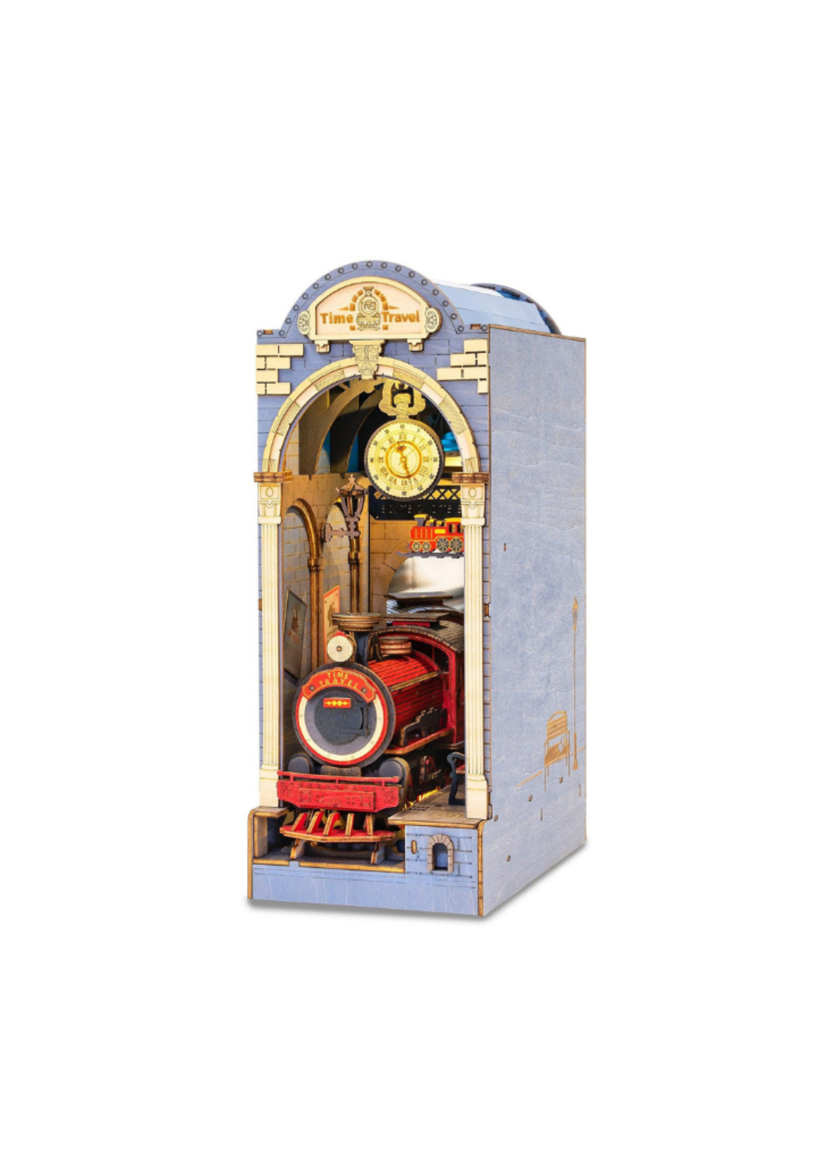 Hands Craft DIY Miniature House Book Nook Kit: Time Travel