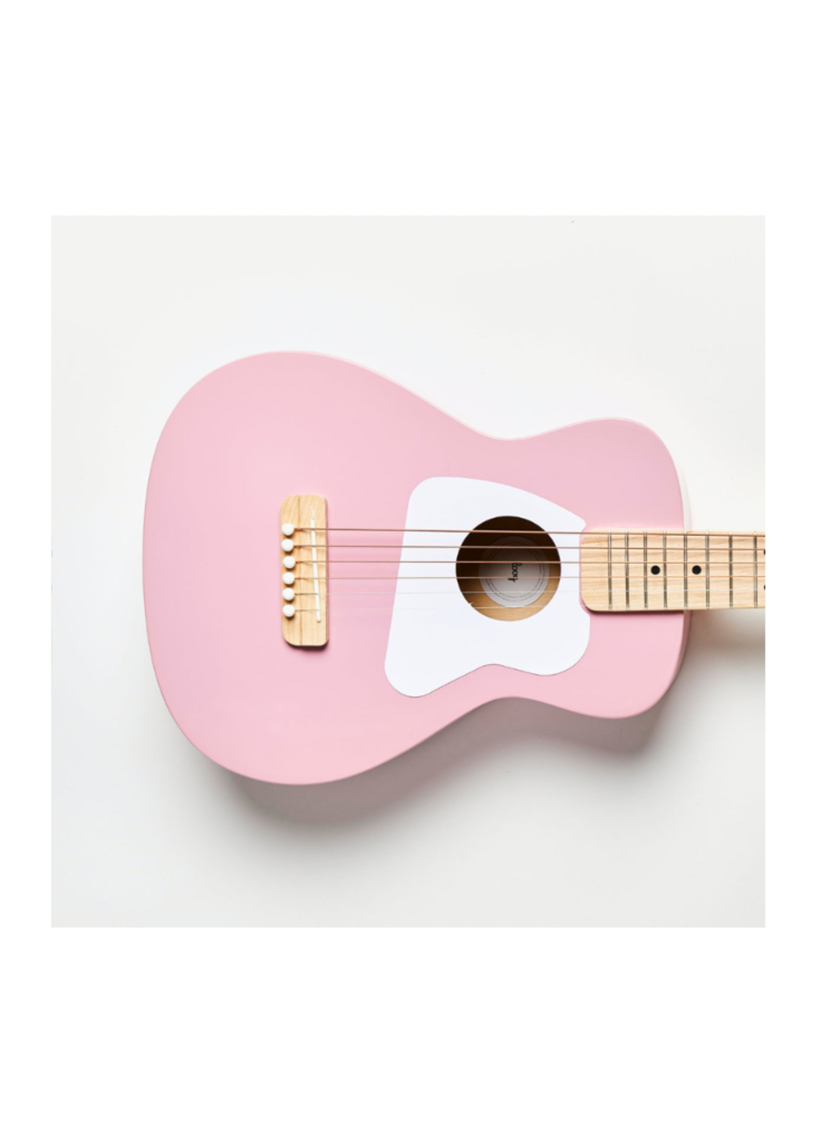 Pink acoustic sale guitar