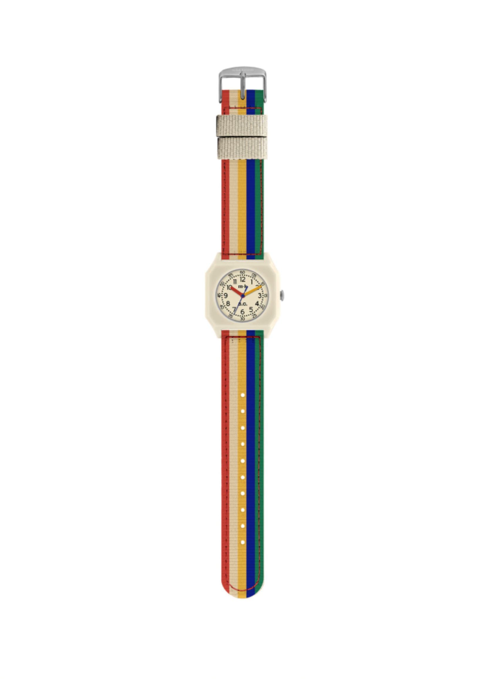 Two-Piece Ballistic Nylon Watch Strap (Stripes) | Panatime.com
